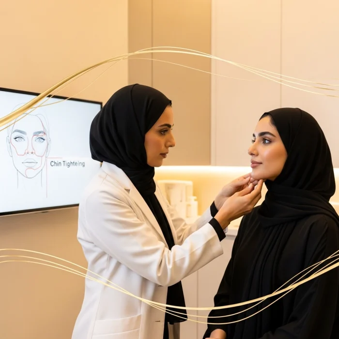 اللغلوغ (شد وشفط الذقن